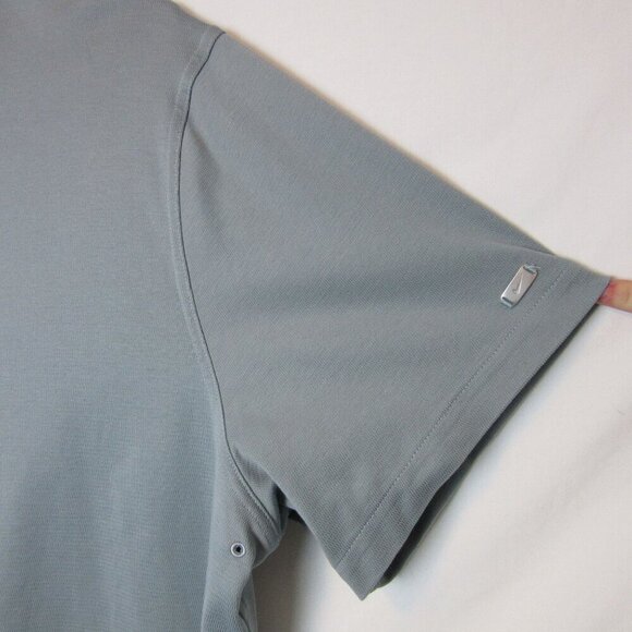 Nike Polo Collared Shirt Men's XXL Blue Teal Dri-Fit Golf Short Sleeve - Picture 2 of 6